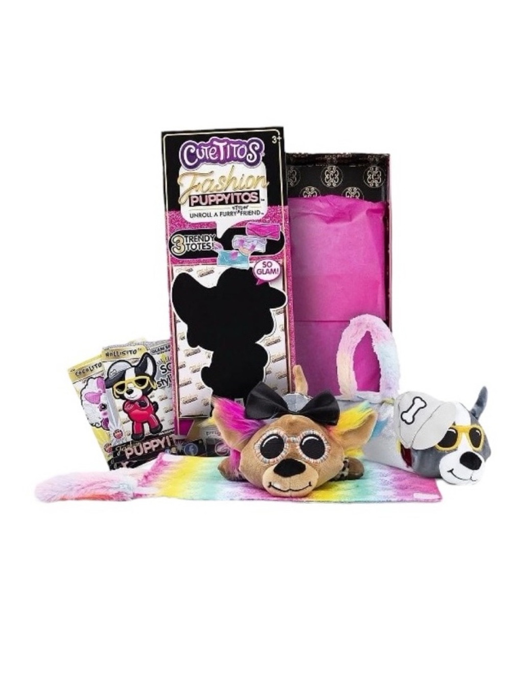 Cutetitos Fashion Puppyitos Totes Plush Puppies Who Will You Unwrap